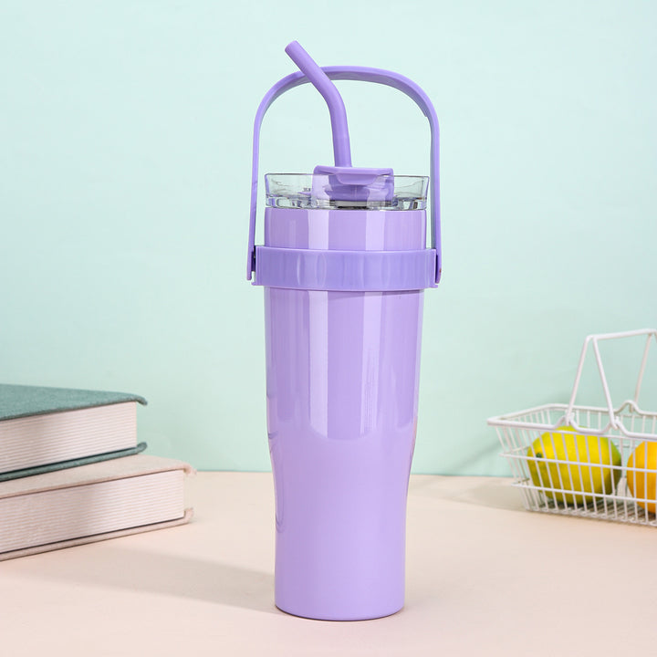 Women's drinking cup with straw Bowlift