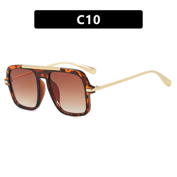Women's square sunglasses with luxurious metal frame and sturdy lenses Bowlift