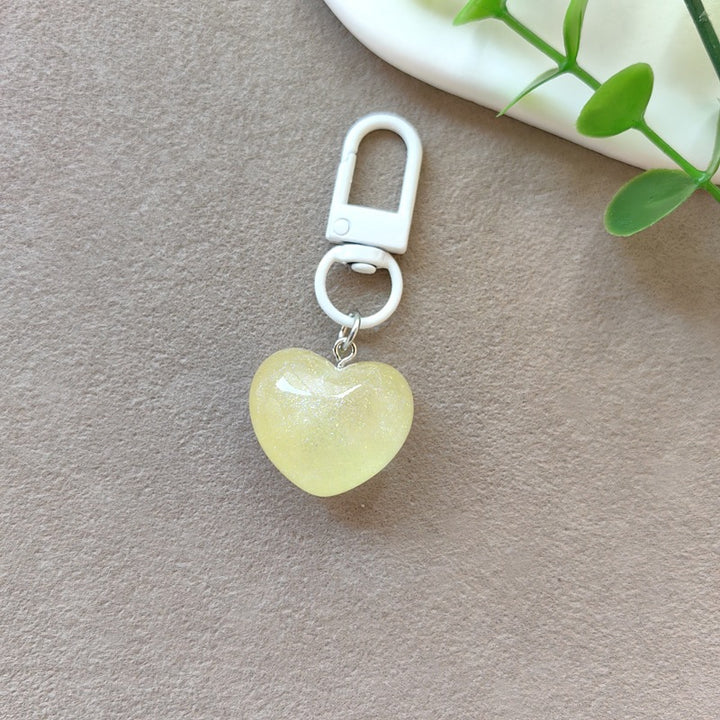 Keychain with Radiant Heart Bowlift