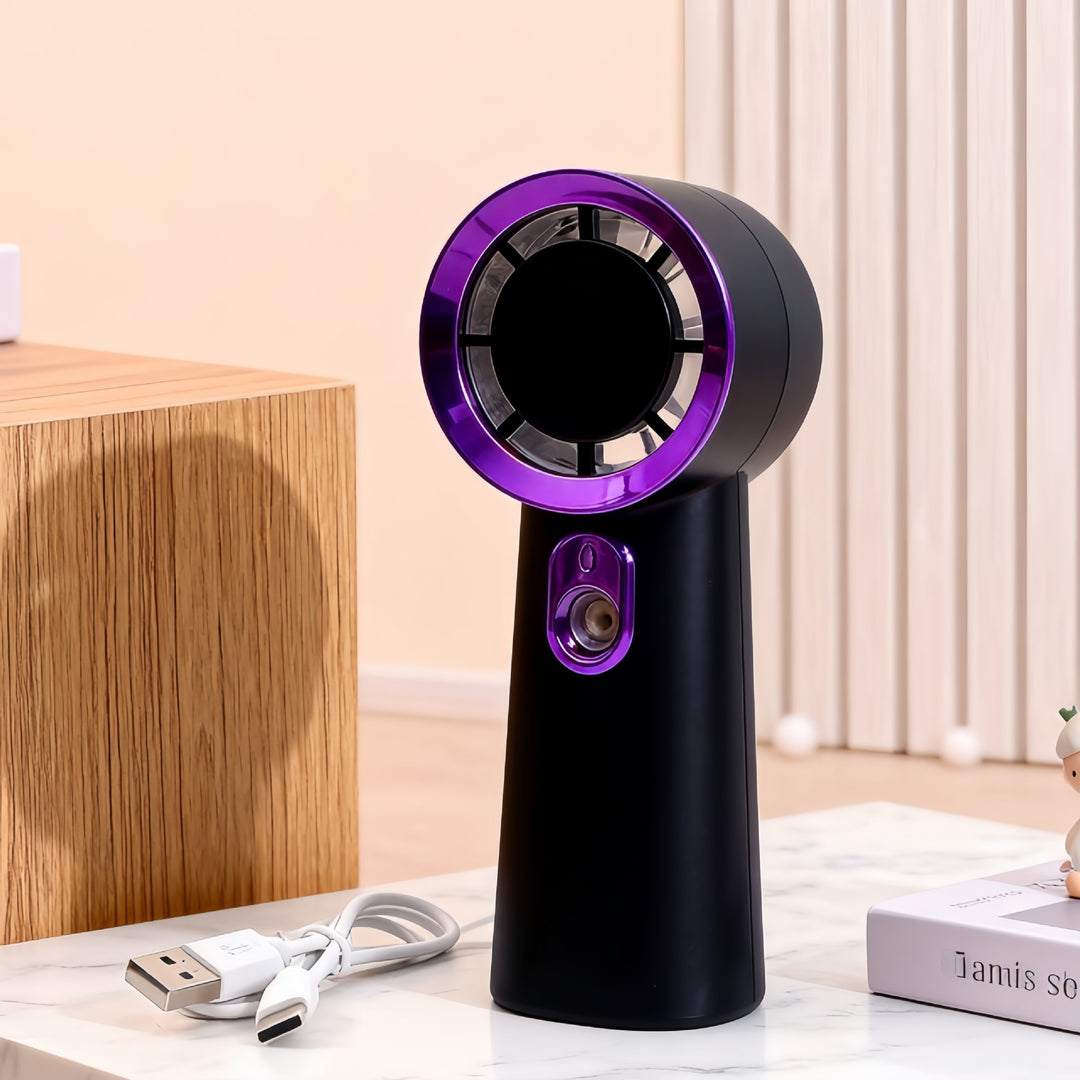 Women's Portable Handheld Fan with Spray Function Bowlift 1781628652