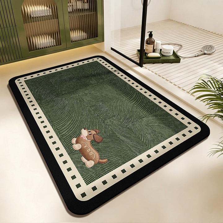 Scalloped Edge Area Rug