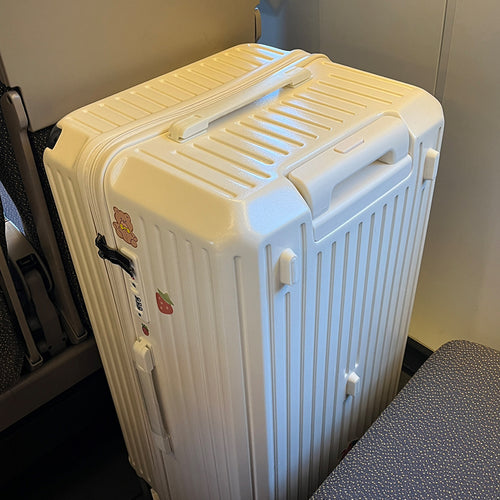 Unisex Functional Expandable Carry-On Luggage Bowlift