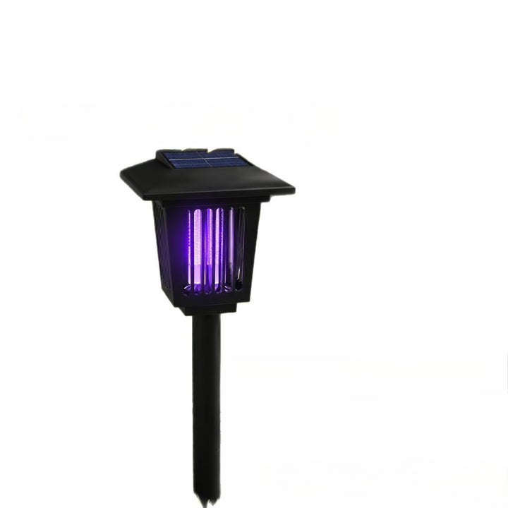 Solar Powered UV Insect Zapper Garden Stake With Integrated Solar Panel And Dusk To Dawn Sensor Bowlift