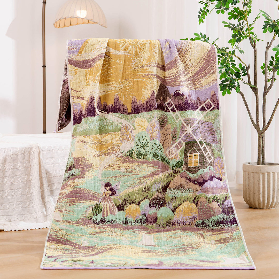 Unisex cuddly blanket with cute bear motif Bowlift