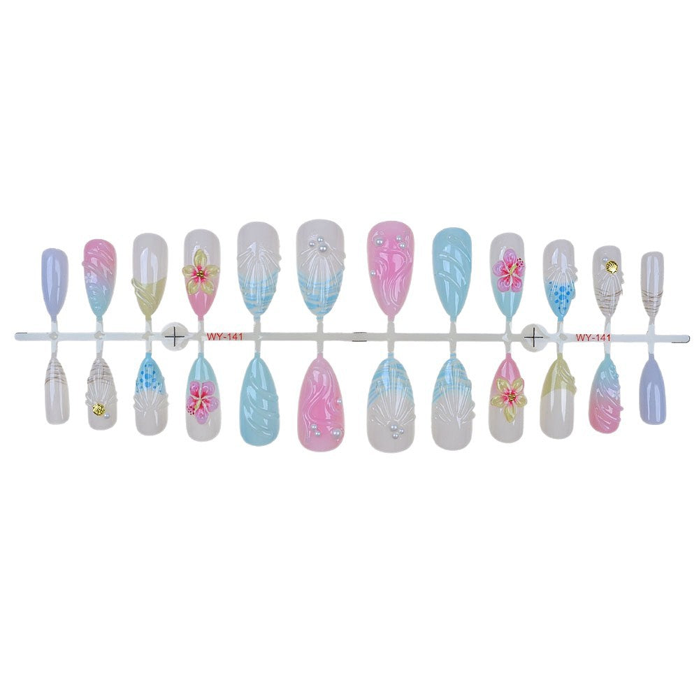 Artistic Press-On Nail Set Bowlift 1787294358