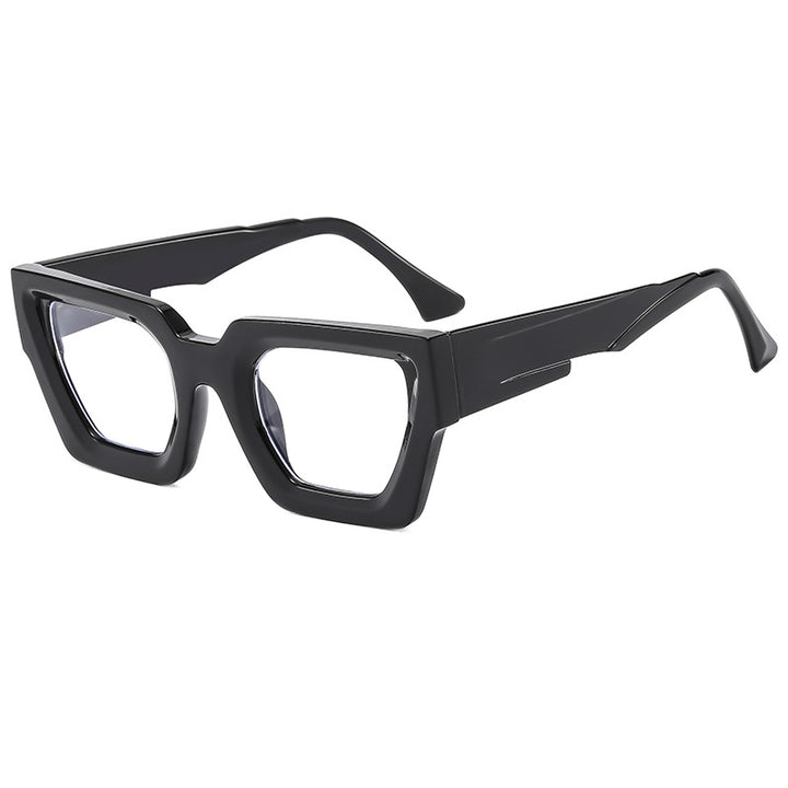 Ladies stylish square sunglasses in modern design with refined plastic frame Bowlift