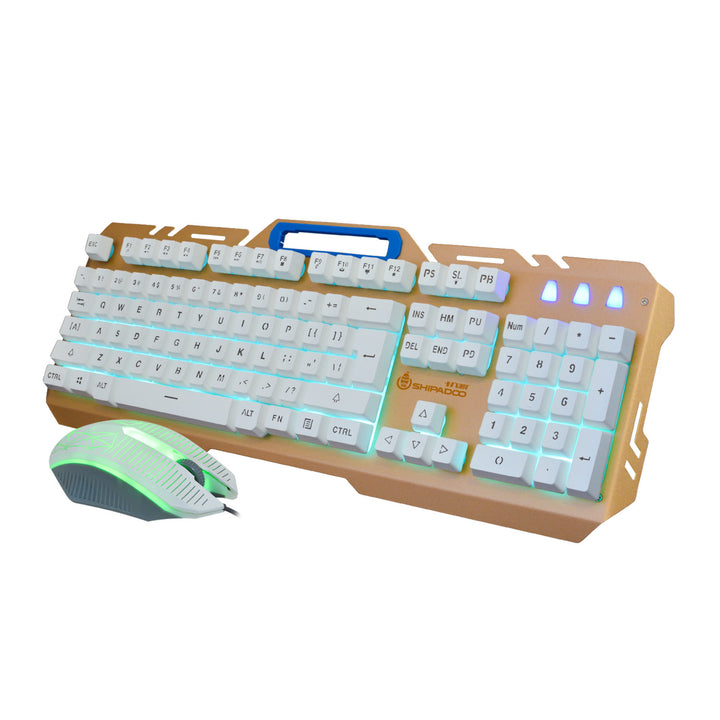 Gaming keyboard and mouse set with high-precision mechanical keys Bowlift