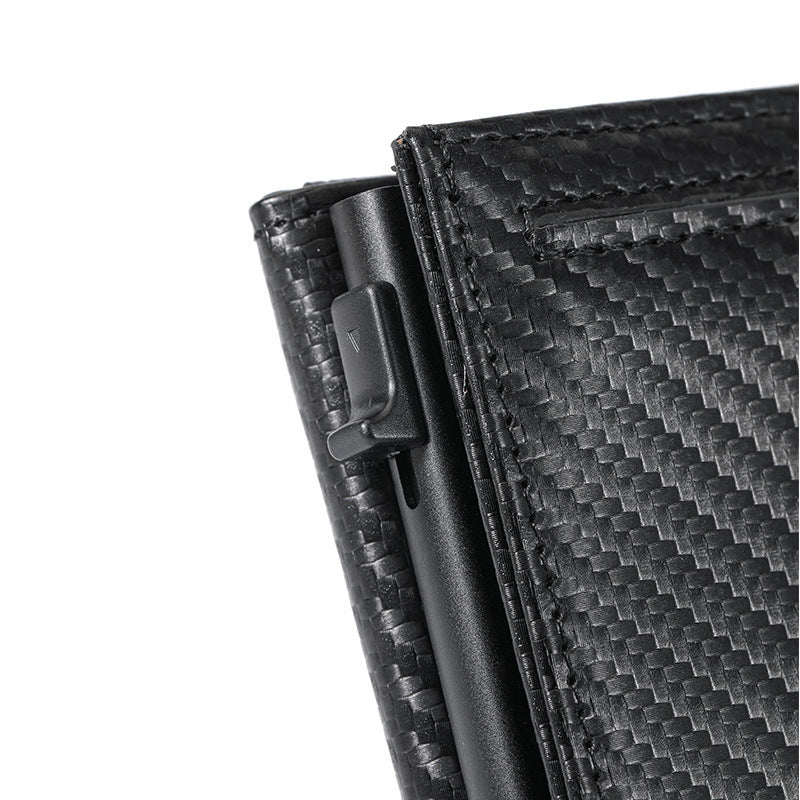 Carbon Fiber Zip Wallet Bowlift