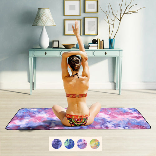Yoga and fitness mat with non-slip underside Bowlift