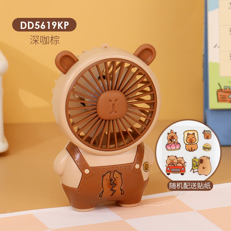 Portable hand fan with funny design and USB connection Bowlift