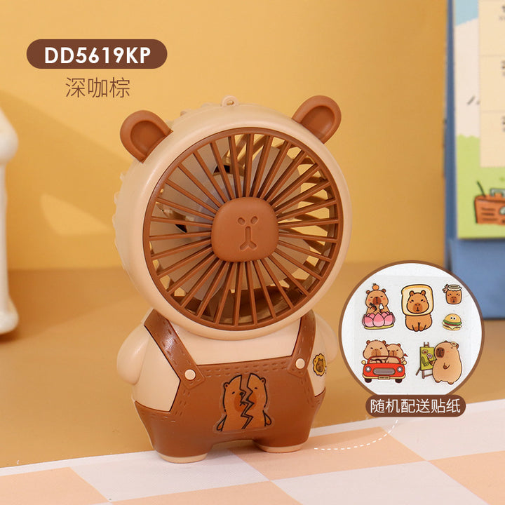 Portable hand fan with funny design and USB connection Bowlift