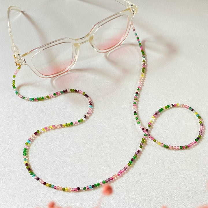 Colorful crystal necklace Bowlift