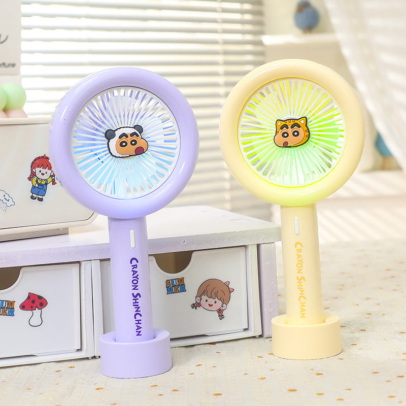 Women Hand Fan in cheerful animal design Bowlift
