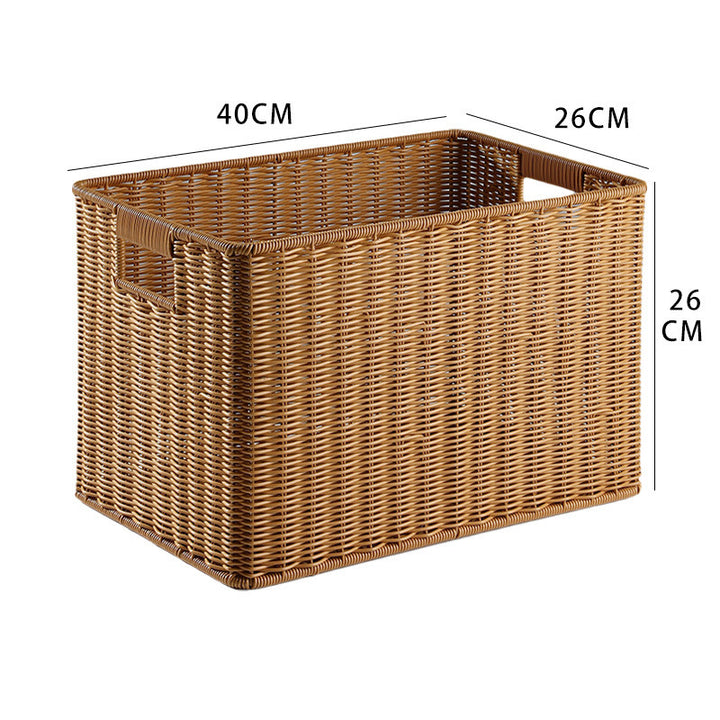 Home Storage Wicker Basket Bowlift