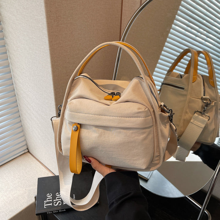 Versatile Multi-Pocket Satchel Bag Bowlift