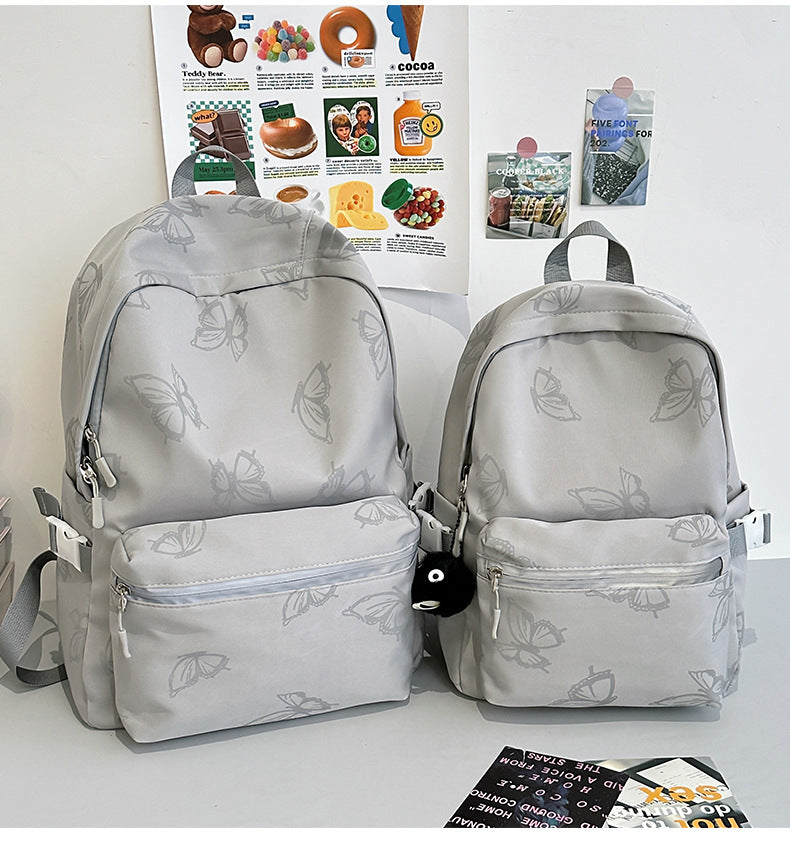 Stylish Butterfly Patterned Backpack
