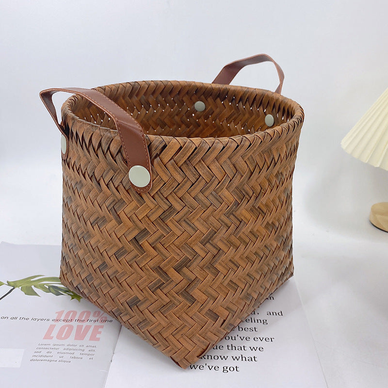 Home Storage Woven Basket Bowlift