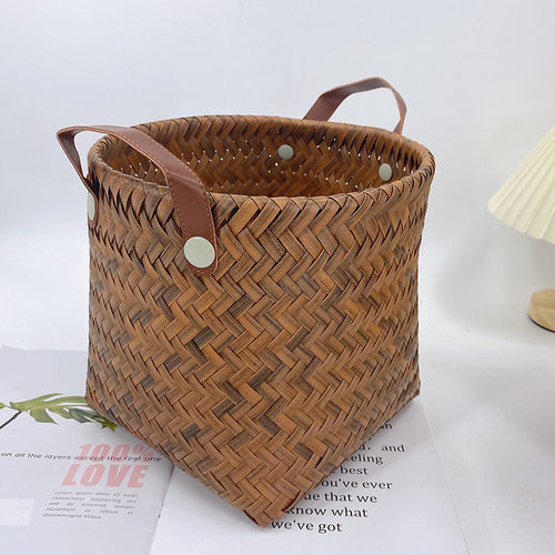 Home Storage Woven Basket Bowlift