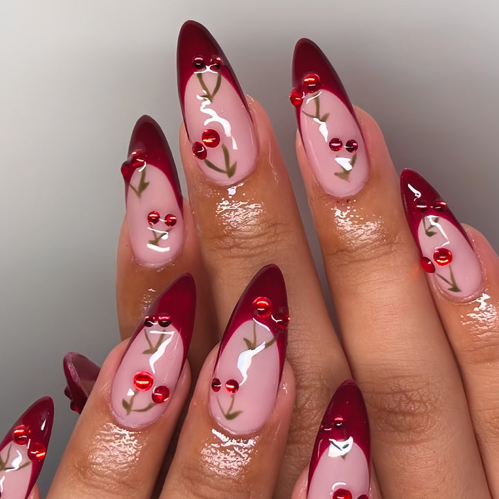 Decorative Stiletto Nail Art Bowlift