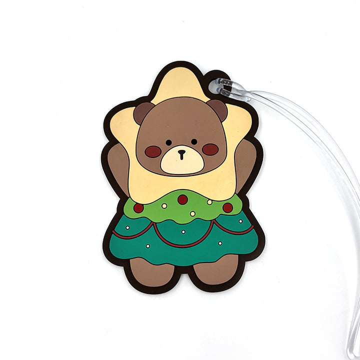 Unisex Cute Bear Luggage Tag Bowlift