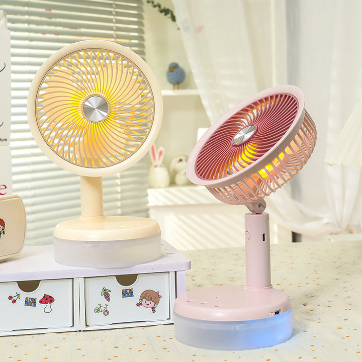 Ladies Portable Table Fan with Stylish and Flexible Design Bowlift