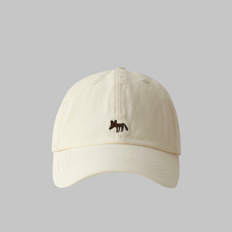 Women's Casual Embroidered Adjustable Baseball Cap Bowlift