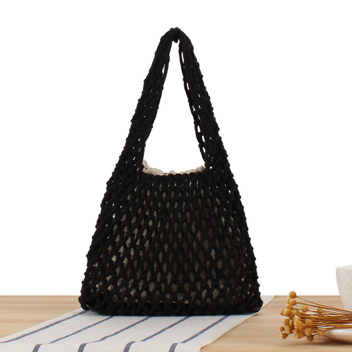 Hand-knotted jute bag Bowlift