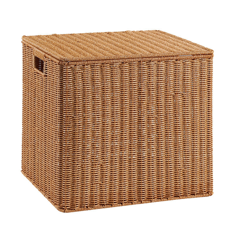 Handwoven Wicker Storage Cube Bowlift