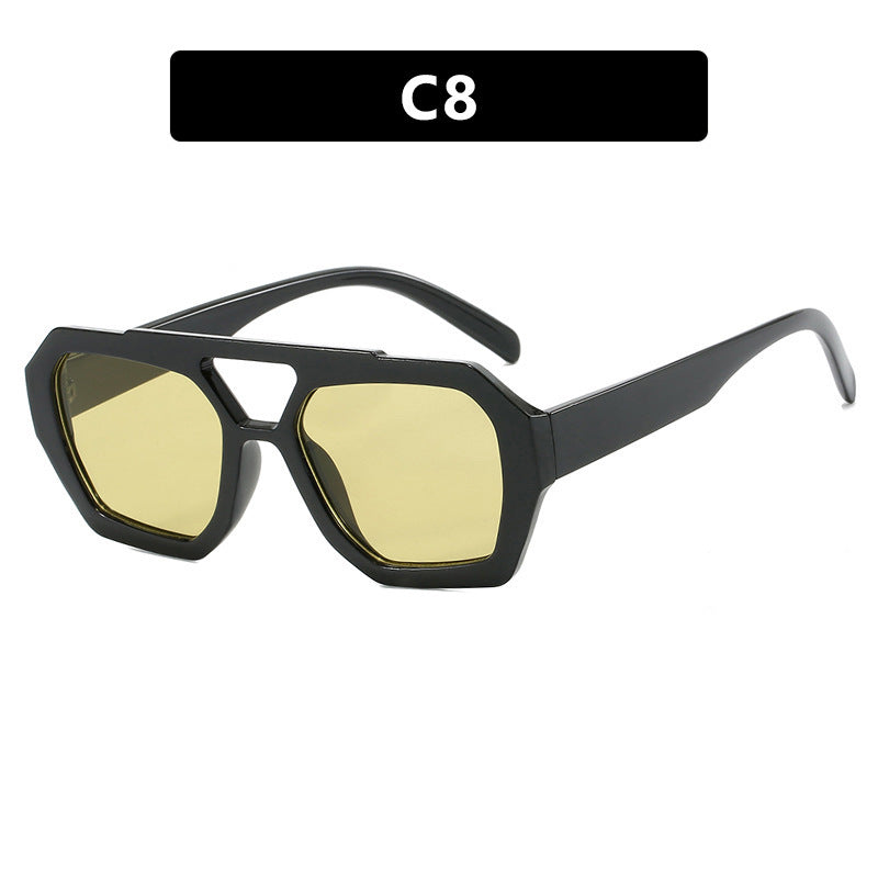 Women's geometric sunglasses with luxurious design Bowlift