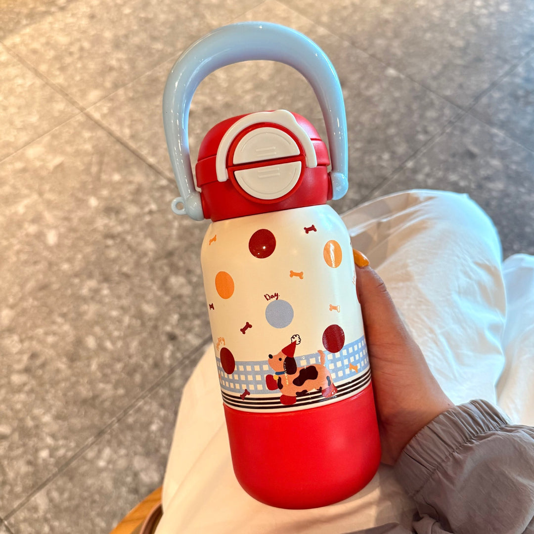 Women's water bottle with interactive animal design Bowlift