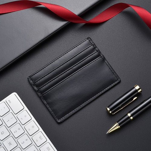 Premium Leather Card Holder Bowlift