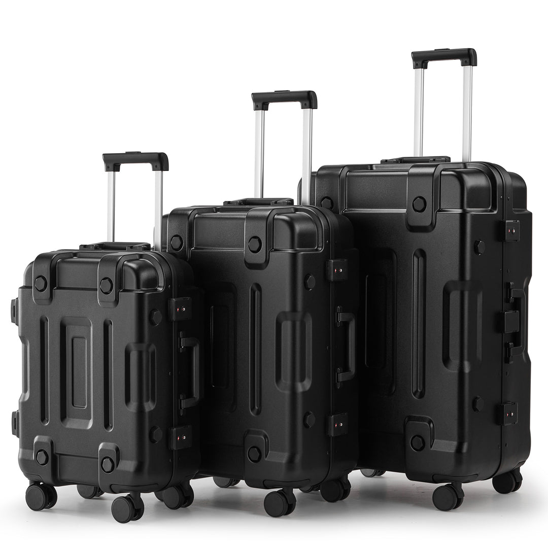 Unisex Hard Shell Versatile Travel Luggage Set Bowlift
