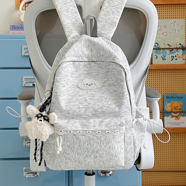 Playful Plush Bunny Backpack