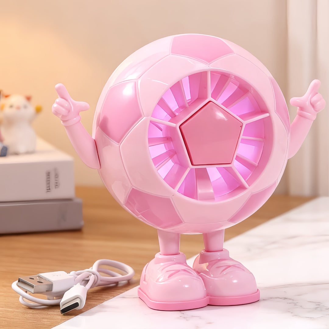Ladies creative table fan in football style Bowlift