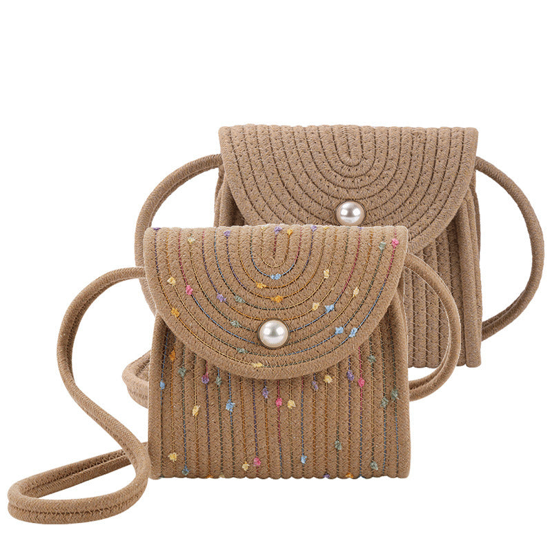 Women's Fashion Shoulder Bag with Decorative Pearl Closure Bowlift