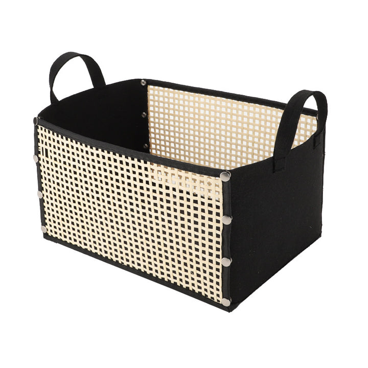 Multifunctional storage bowl made of bamboo and textile Bowlift