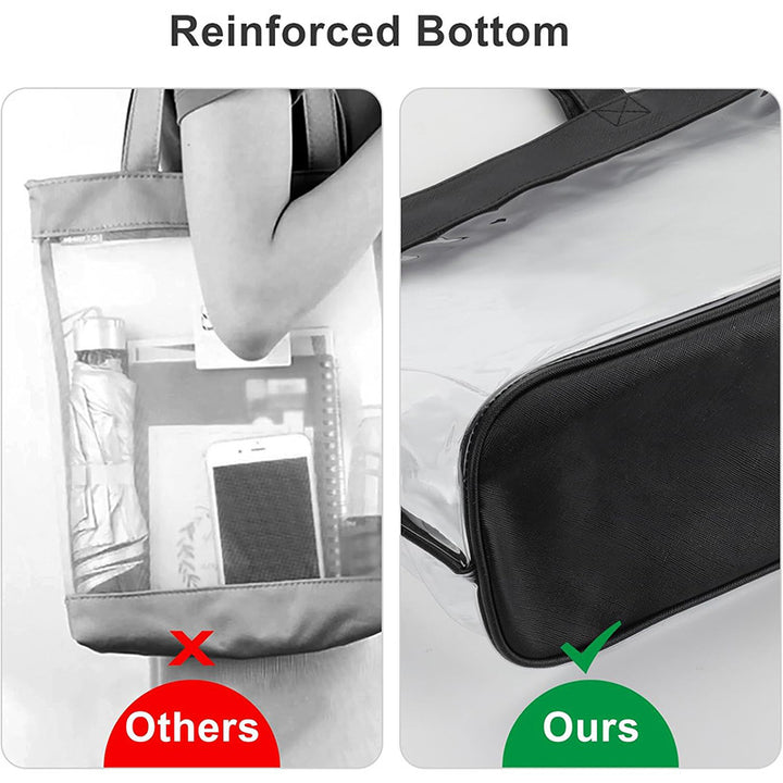 Transparent tote bag with removable interior compartment Bowlift