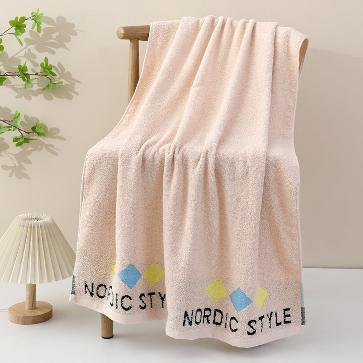 Cozy and Stylish Bath Towel in Nordic Style Bowlift