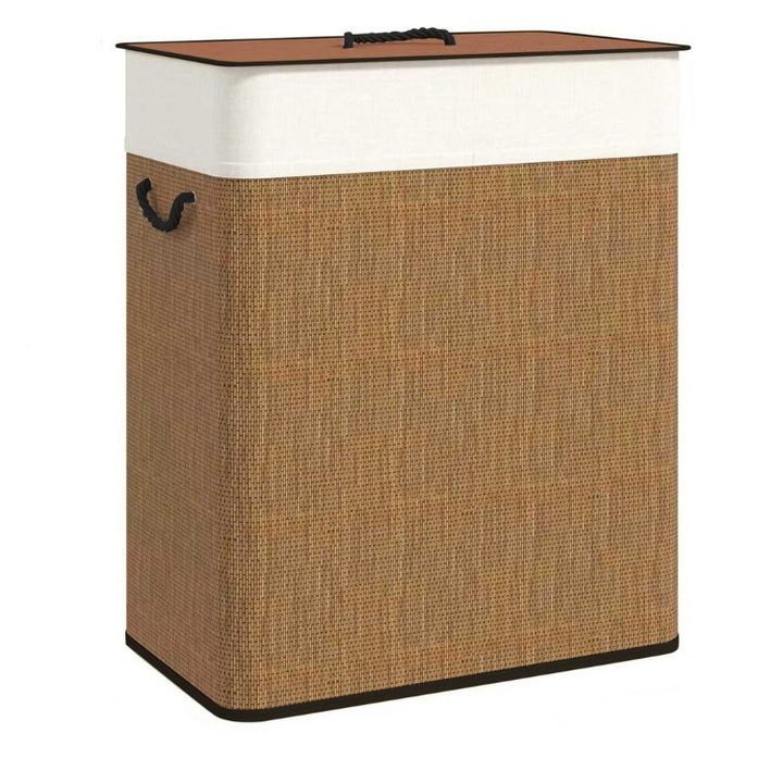 Elegant laundry container with removable lid and sturdy handles Bowlift
