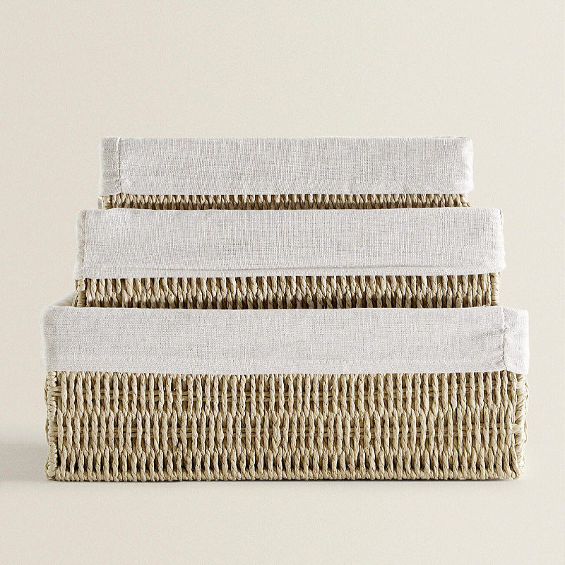 Natural Woven Storage Tray Bowlift