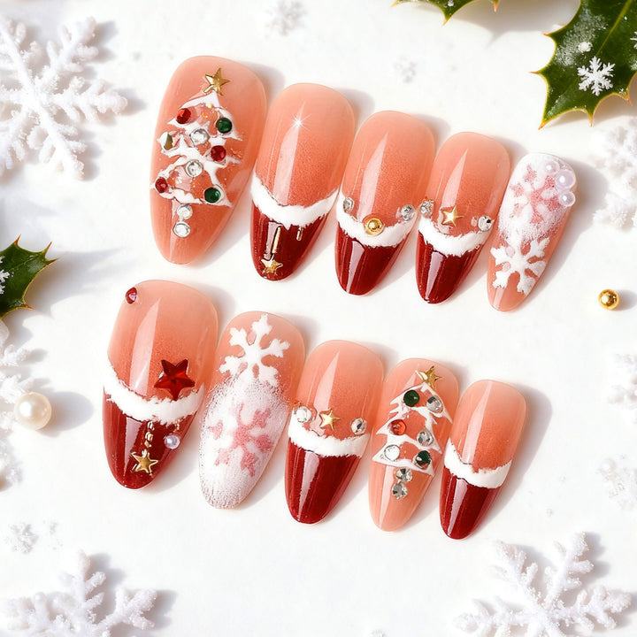 Festive Artificial Nail Collection Bowlift