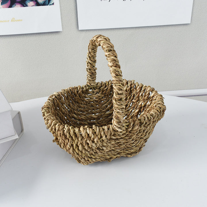 Handwoven Decorative Flower Basket Bowlift