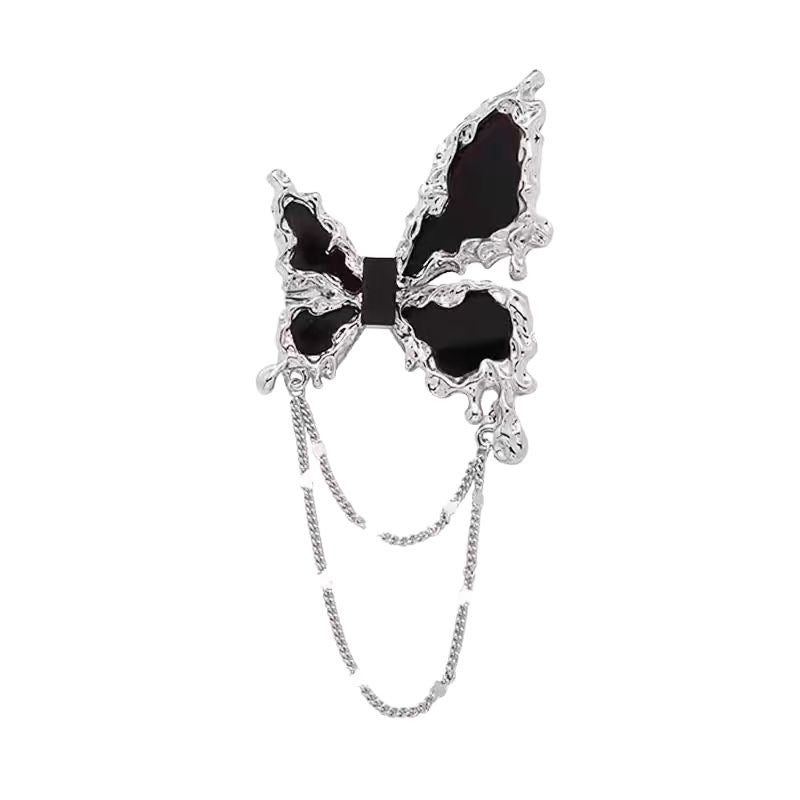 Elegant brooch with flower and chain motif Bowlift