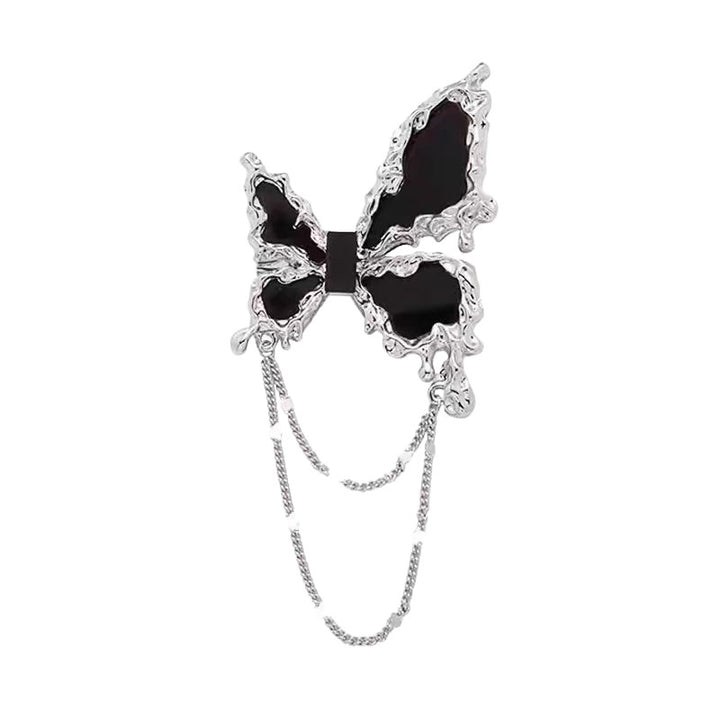 Elegant brooch with flower and chain motif Bowlift