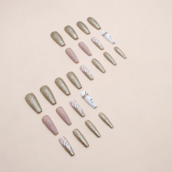 Decorative Glitter Nail Tips Bowlift