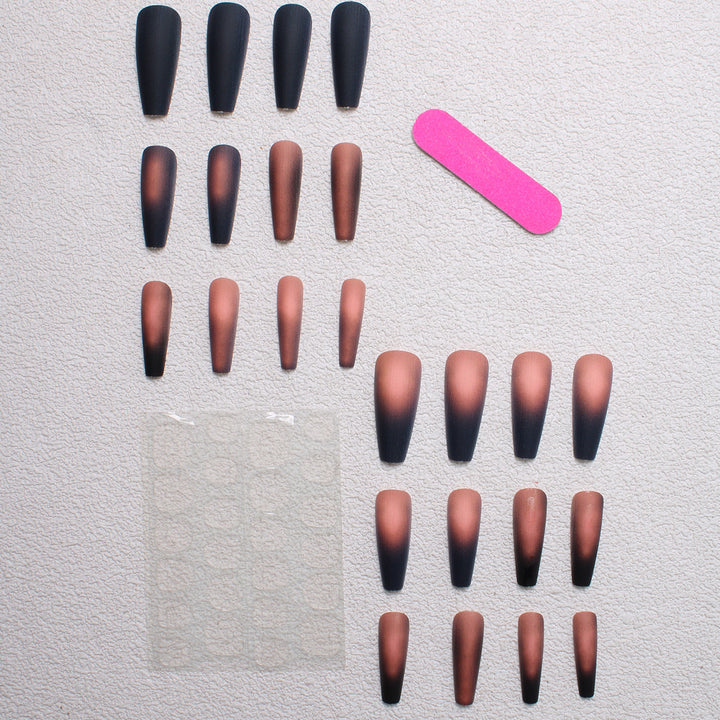 Matte Ombre Stiletto Press-On Nails Bowlift