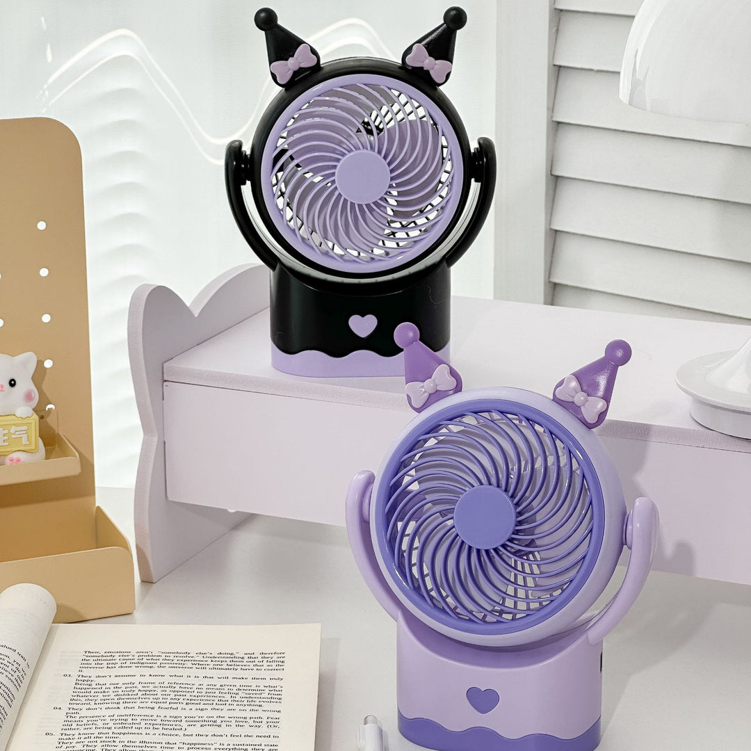Unisex Portable Mini Hand Fan in Cute Animal Design Bowlift 1782131749