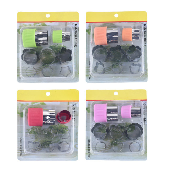 Cookie cutter set with ergonomic handle Bowlift