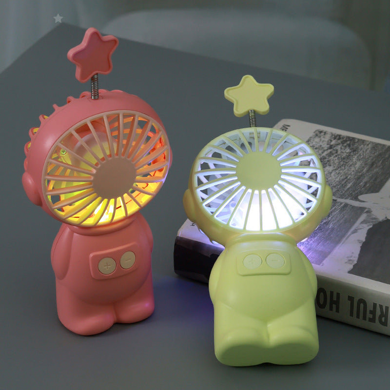 Unisex Portable Mini Fan in Creative Figure Design Bowlift