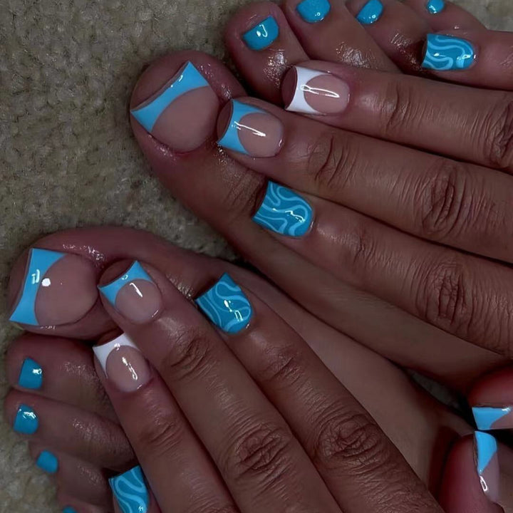 Creative Abstract Nail Art Bowlift